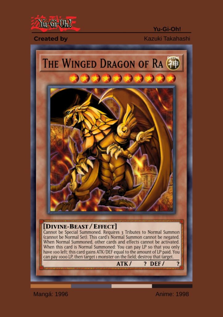 O Dragão Alado de Rá - Yu-Gi-Oh!