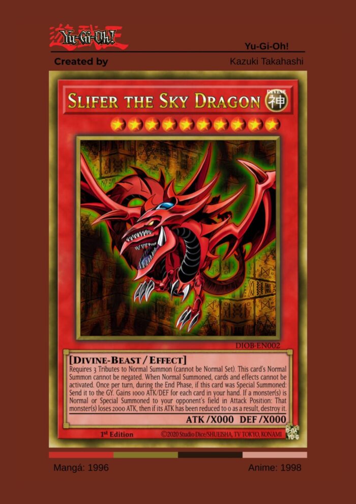 Slifer, o Dragão Celeste - Yu-Gi-Oh!