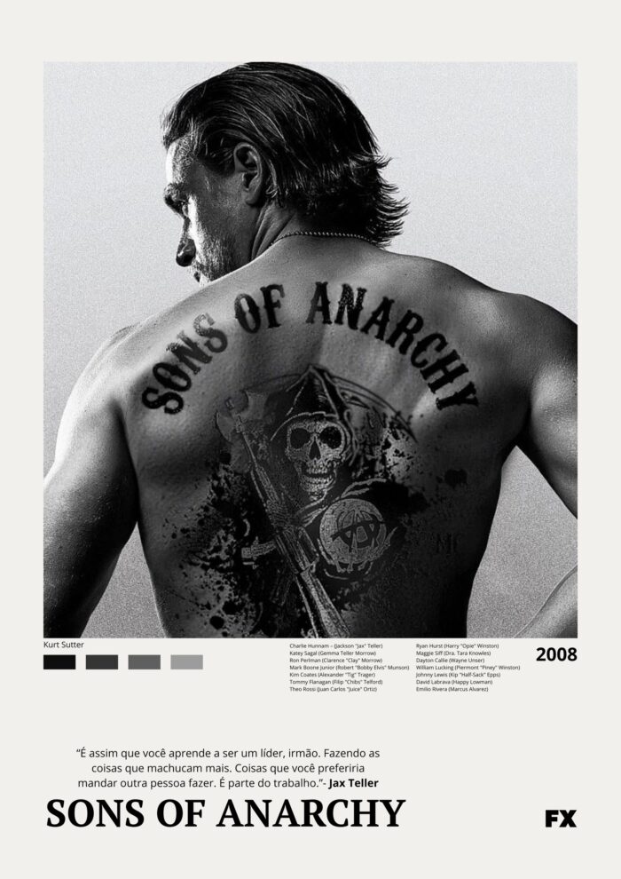 Sons Of Anarchy - Tatuagens Jax Teller