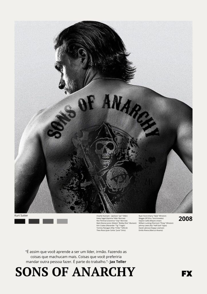 Sons Of Anarchy - Tatuagens Jax Teller