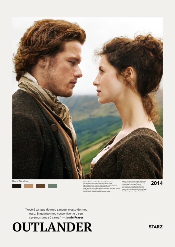 O Amor de Claire e Jamie Fraser Da Série Outlander