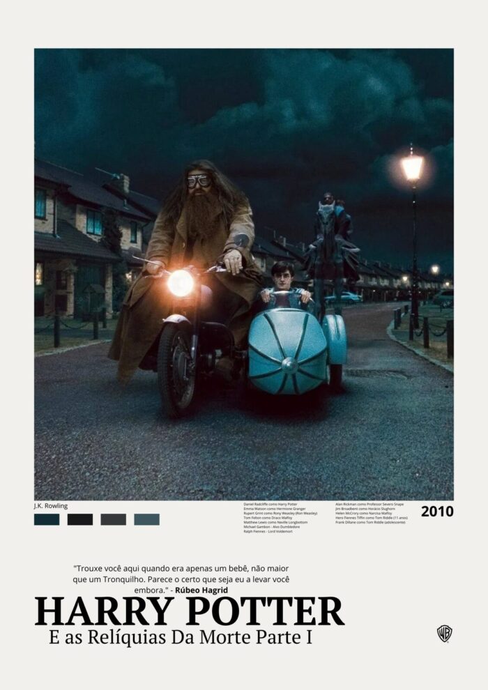 Hagrid e Harry Potter - As Relíquias da Morte Parte 1