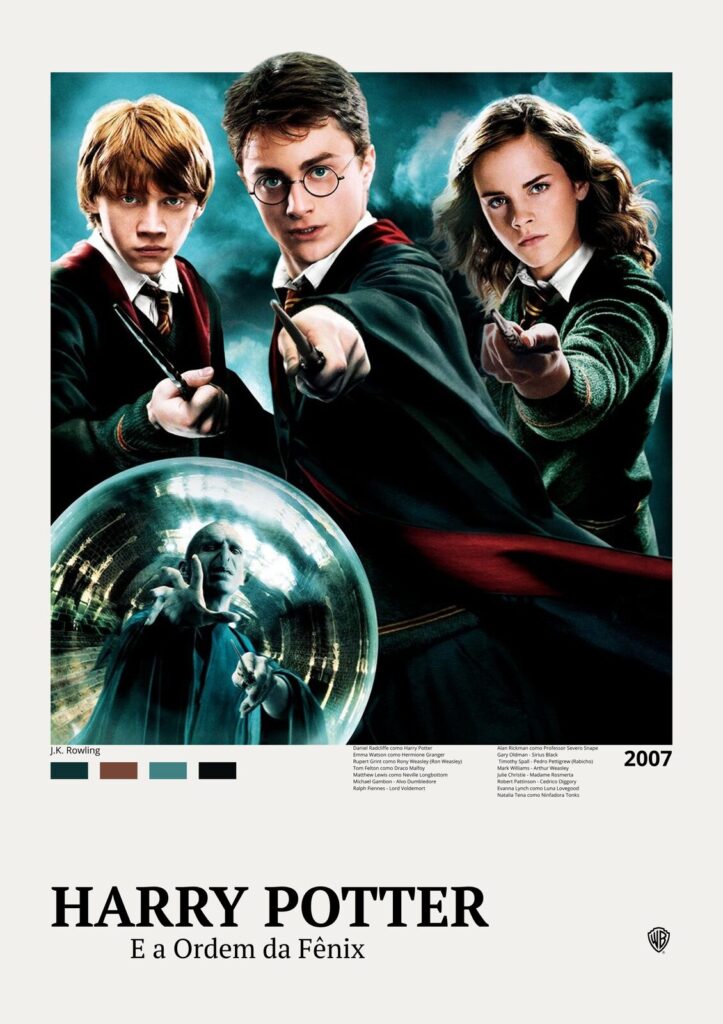 Harry Potter, Hermione Granger e Ronald Weasley - A Ordem Da Fênix