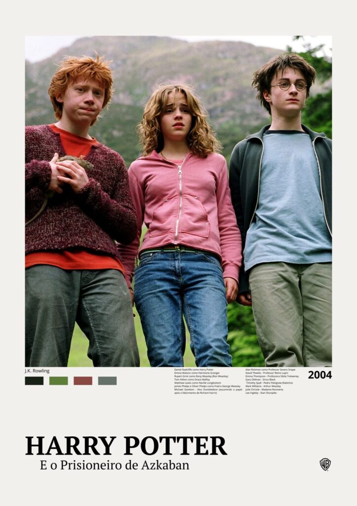Hermione Granger, Harry Potter e Ronald Weasley - Prisioneiro de Azkaban