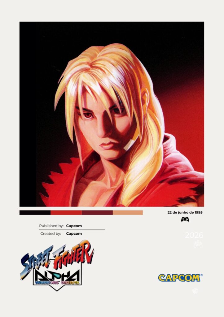 Ken Masters em Street Fighter Alpha