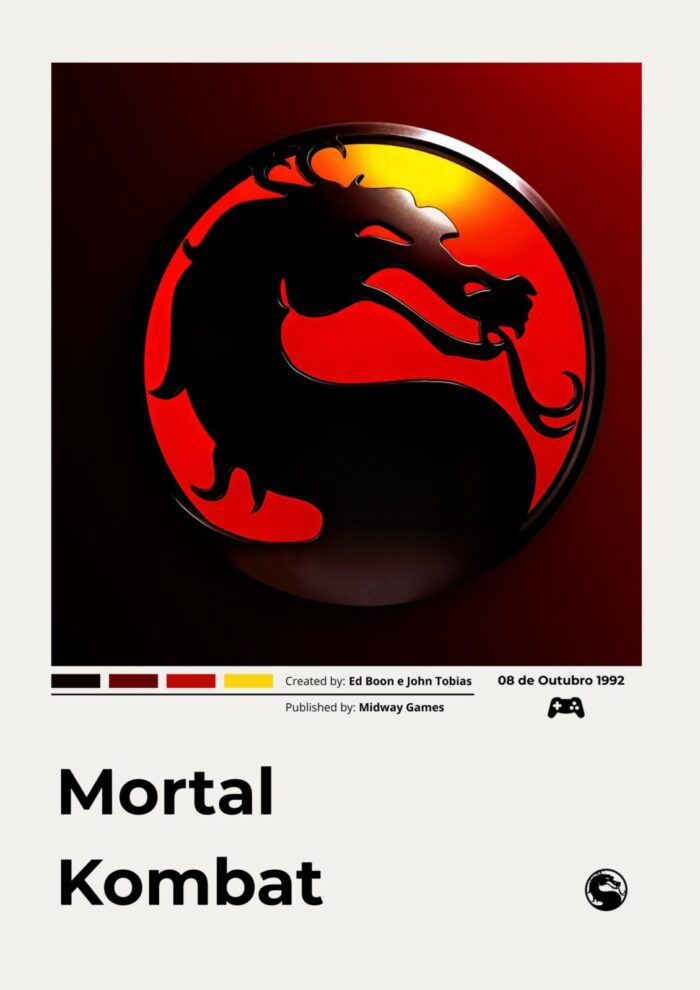 Mortal Kombat - Logo Do Dragão