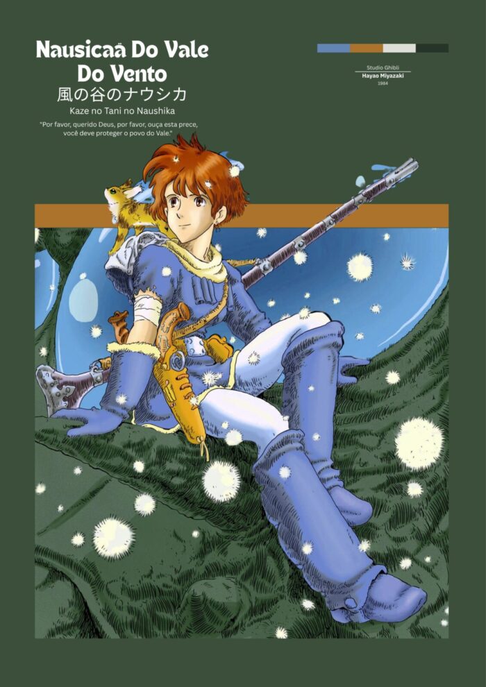Nausicaä do Studio Ghibli - A Princesa do Vento