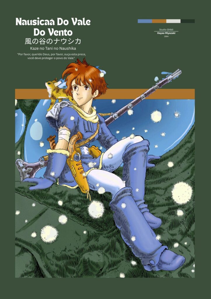 Nausicaä do Studio Ghibli - A Princesa do Vento