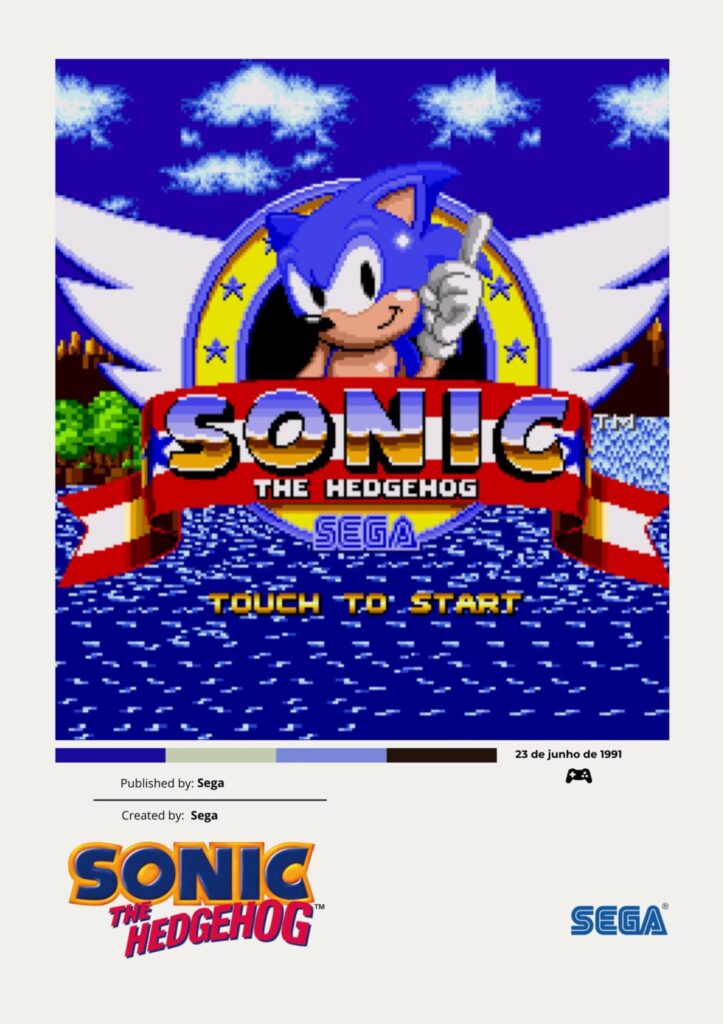 Sonic The Hedgehog: A Nostalgia da Tela Inicial