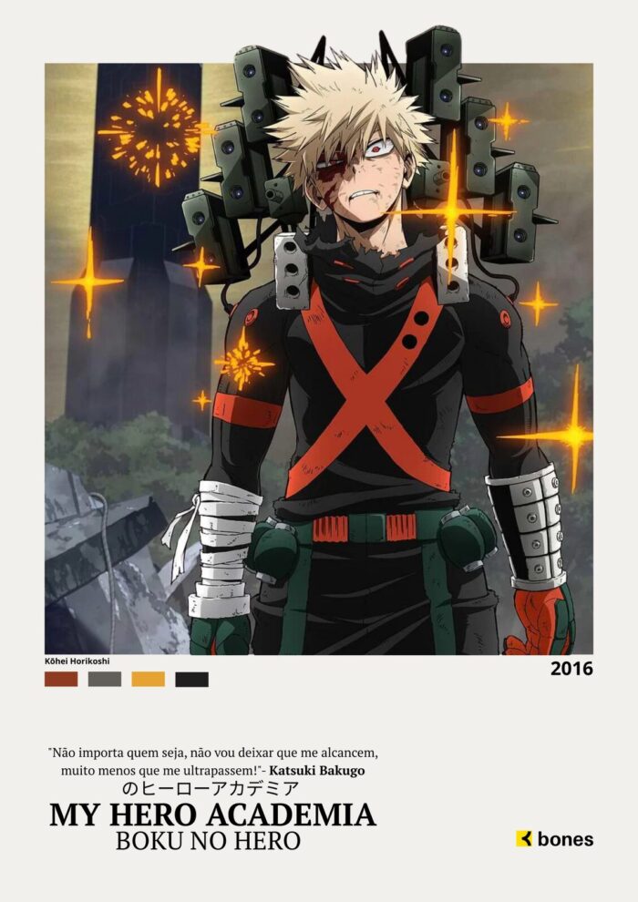 Bakugo Katsuki - Explosão e Determinação