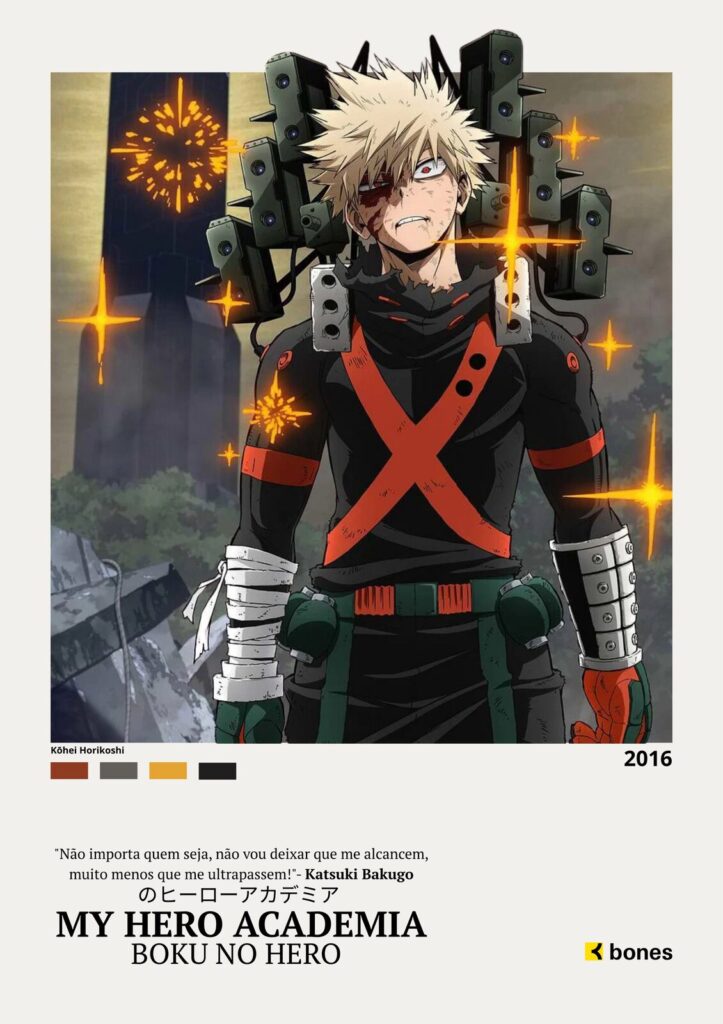 Bakugo Katsuki - Explosão e Determinação