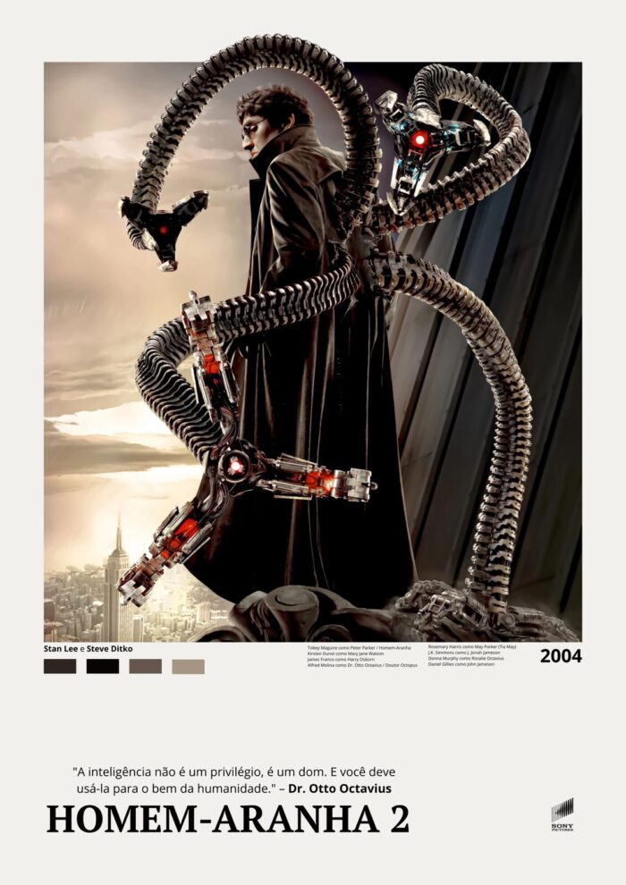Doutor Octopus Otto Octavius - Homem-Aranha 2