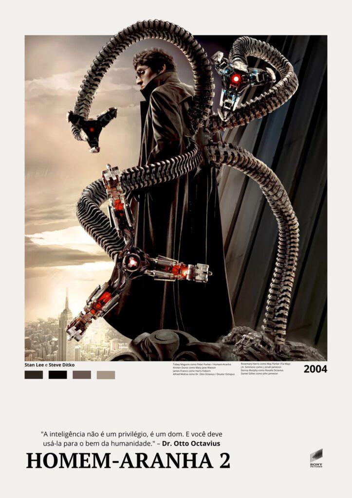Doutor Octopus Otto Octavius - Homem-Aranha 2