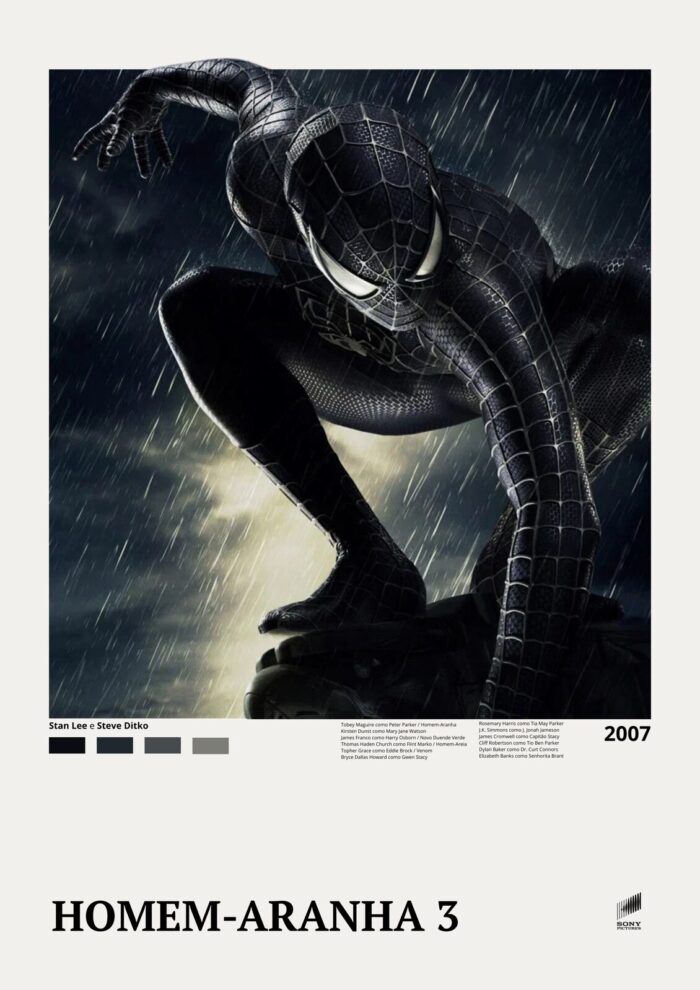 Homem-Aranha 3 - Tobey Maguire Traje Preto