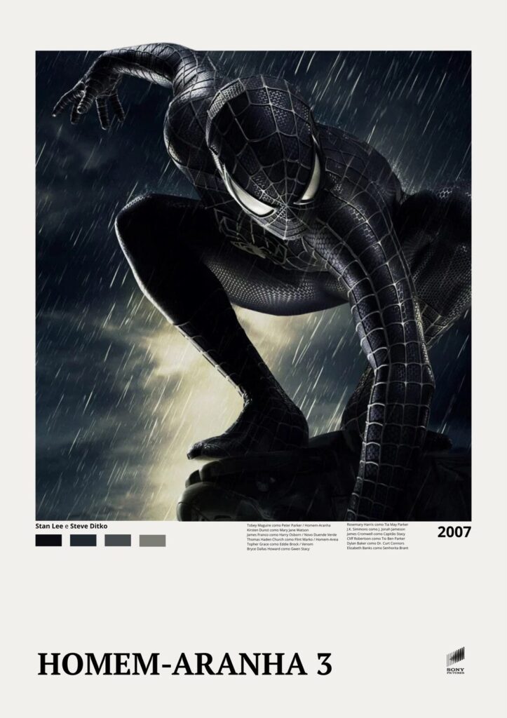Homem-Aranha 3 - Tobey Maguire Traje Preto