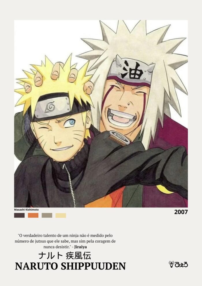 Jiraiya e Naruto Uzumaki - Sensei e Discípulo