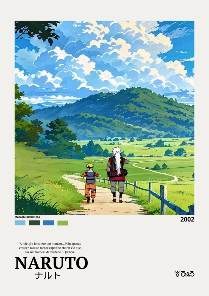 Naruto Uzumaki e Jiraiya - Treinamento